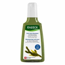 Rausch nuo riebalavimosi šampūnas su jūros dumbliais, 200 ml