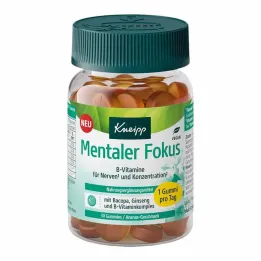 Kneipp Mental Focus Gummies, 30 vnt