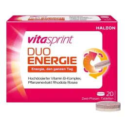 Vitasprint Duo Energy Tabletės, 20 vnt