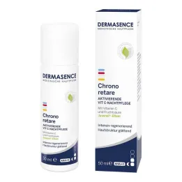 DERMASENCE Chrono retare Active.VIT-C naktinis kremas, 50 ml