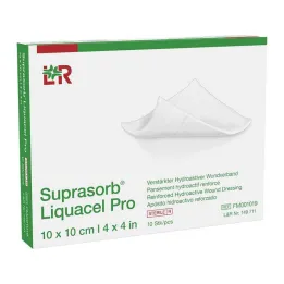 Suprasorb Liquacel Pro 10x10 cm kompresai, 10 vnt
