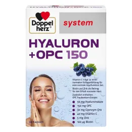 Doppelherz Hyaluron + OPC sistemos kapsulės, 30 vnt