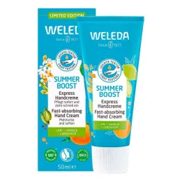 Weleda Summer Boost Express rankų kremas (50 ml)