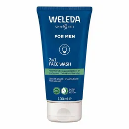 Weleda For Men 2in1 veido prausiklis, 100 ml