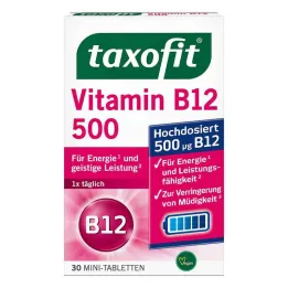 Taxofit Vitamin B12 500 mini tabletės, 30 vnt