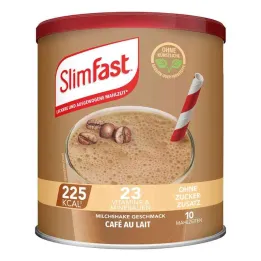SLIM FAST Powder Cafe au Lait 365 g Milteliai, 365 g