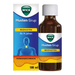 WICK Sirupas nuo kosulio nuo sauso kosulio su medumi, 180 ml
