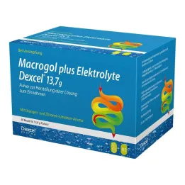 Macrogol plus elektrolitai Dexcel 13,7 g Ple, 30 vnt