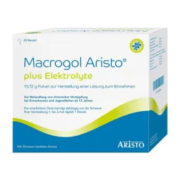 Macrogol Aristo plus elektrolitai 13,72 g Ple, 20 vnt