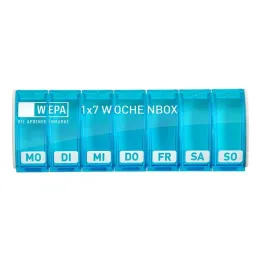 Wepa 1x7 weekly box UV-apsauga + turkis, 1 vnt