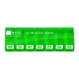 Wepa 1x7 weekly box UV-apsauga + žalia, 1 vnt
