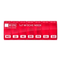Wepa 1x7 weekly box UV-apsauga + rožinė, 1 vnt