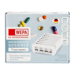Wepa 7 dienų kompaktiškas savaitinis žurnalas baltas, 1 vnt