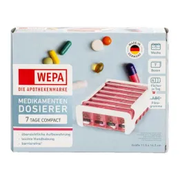Wepa 7 dienų kompaktiškas savaitinis žurnalas baltas / rožinis, 1 vnt