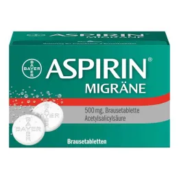Aspirino migrenos šnypščiosios tabletės, 2x10 vnt