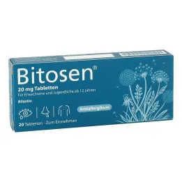 Bitosen 20 mg tabletės, 20 vnt