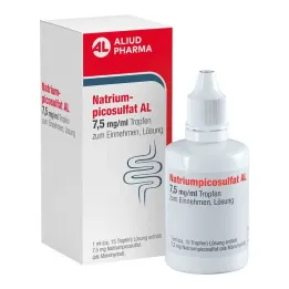 Natrio pikosulfatas AL 7,5 mg/ml geriamieji lašai, 50 ml