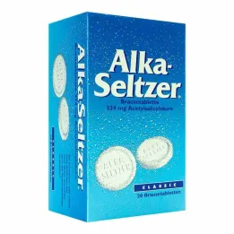 Alka-Seltzer klasikinės šnypščiosios tabletės, 2x10 vnt