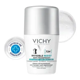 Vichy Dezodorantas Roll-on 72h Anti-Stain Invisible, 50 ml