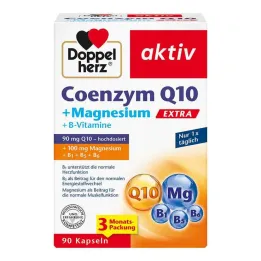 Doppelherz Coenzyme Q10 Extra + Magnesium kapsulės, 90 vnt