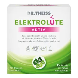 Dr.Theiss Elektrolüte aktyviųjų miltelių paketėliai, 15 vnt