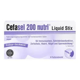 Cefasel 200 nutri Liquid Stix, 8 vnt