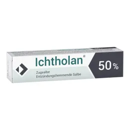 Ichtholan traukinių tepalas 50%, 15 g