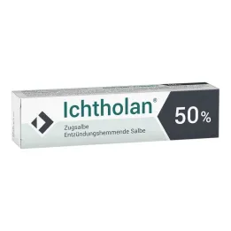 Ichtholan traukinių tepalas 50%, 25 g