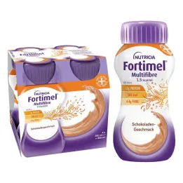 Fortimel Multifibre 1,5 Kcal šokolado skonio (4x200 ml)