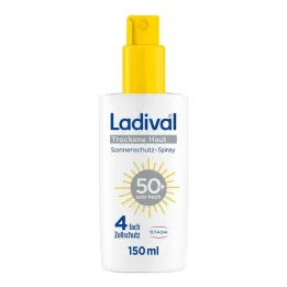 Ladival sausos odos apsaugos nuo saulės purškiklis LSF 50 +, 150 ml