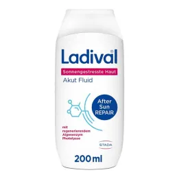 Ladival saulės įtemptos odos ūminis skystis, 200 ml