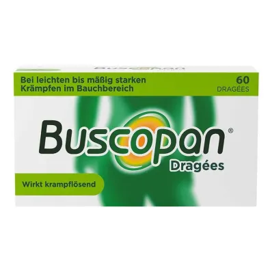 Buscopan dražė, 60 vnt Buscopan dražė, 60 vnt