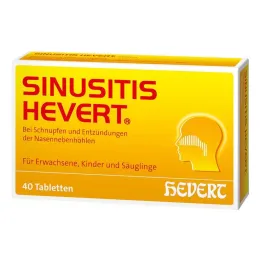 Sinusitas Hevert tabletės, 40 vnt