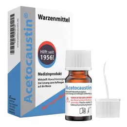 Acetokaustino tirpalo priemonė nuo karpų, 2 ml