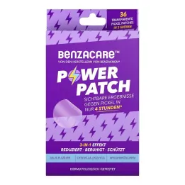 Benzacare Power Patch nuo spuogų, 36 vnt