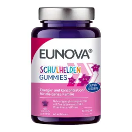 Eunova School Heroes Gummies, 60 vnt