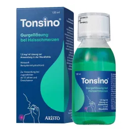 Tonsino skalavimo tirpalas nuo gerklės skausmo, 120 ml