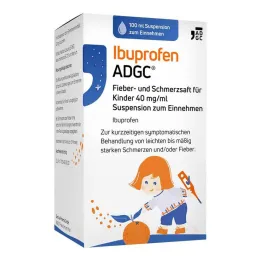 Ibuprofeno ADGC karščiavimą ir skausmą malšinantis sirupas vaikams 40 mg/ml, 100 ml