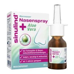 Sinulind jūros vandens nosies purškalas + alijošius, 20 ml