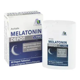 Melatonino 1,9 mg depo tabletės, 80 vnt