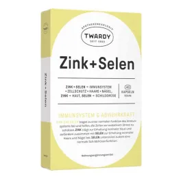 Cinko + Seleno kapsulės veganiškos, 40 vnt