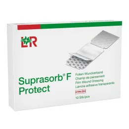 Suprasorb F Protect plėvelės žaizdų tvarstis 10x12 cm ste., 10 vnt