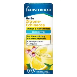 Klosterfrau karštosios citrininės-ežiuolės granulės be cukraus, 12X4 g