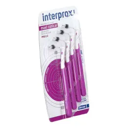 Interprox plus maxi kūginis violetinis tarpdančių šepetėlis, 4 vnt