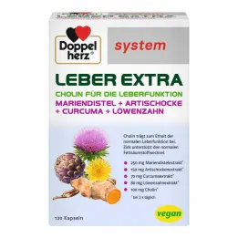 Doppelherz Liver Extra sistemos kapsulės, 120 vnt