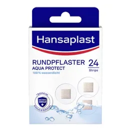 Hansaplast Aqua Protect apvalus tinkas, 24 vnt