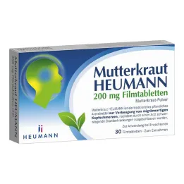 Feverfew Heumann 200 mg plėvele dengtos tabletės, 30 vnt