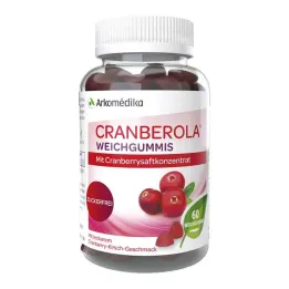 Cranberola minkštos gumos, 60 vnt