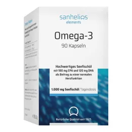 Sanhelios Omega-3 kapsulės 1000, 90 vnt