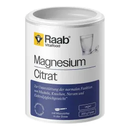 Raab Vitalfood magnio citrato milteliai, 200 g